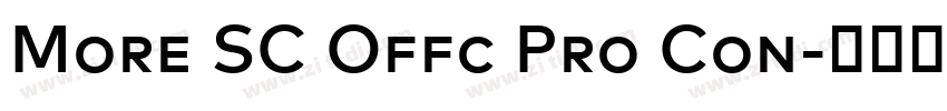 More SC Offc Pro Con字体转换